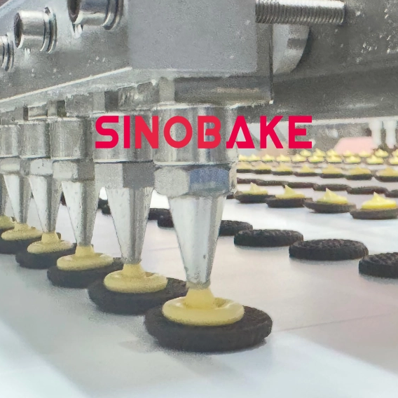 在线夹心饼干生产线